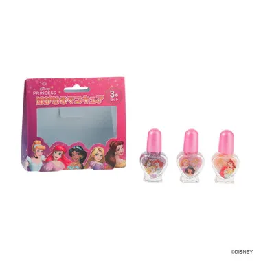910011 ディズニープリンセス /はがせるマニキュア3本セット