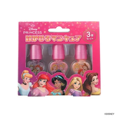 910011 ディズニープリンセス /はがせるマニキュア3本セット