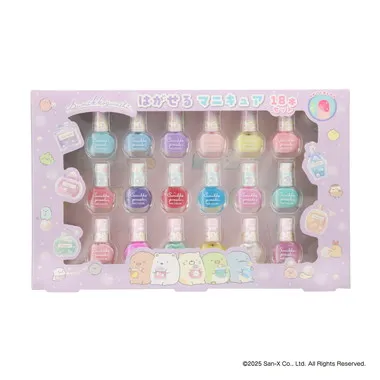 250704 すみっコぐらし はがせるマニキュア18本セット P