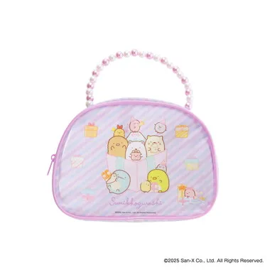 251036 すみっコぐらし おでかけメイクバッグ　GT　パープル