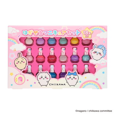 910030  ちいかわ　はがせるマニキュアセット１８本入り