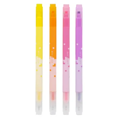 【メーカー取寄】S4541782 四角マーカー　ｄｏｔ　ｅ　ｐｅｎ（ドット・エ・ペン）　４本セットＡ