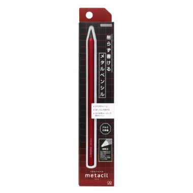 【メーカー取寄】S4482654 メタルペンシル　ｍｅｔａｃｉｌ（メタシル）　メタリックレッド