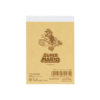 【メーカー取寄】メモミニスーパーマリオ味方
