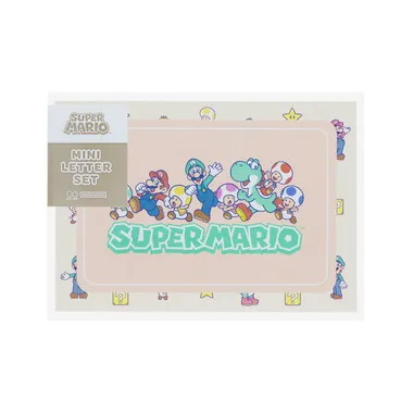 【メーカー取寄】ミニレターセットスーパーマリオ味方