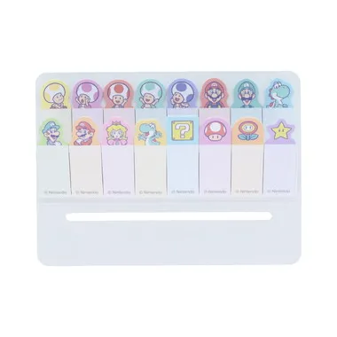 【メーカー取寄】ダイカット付箋スリムスーパーマリオ味方