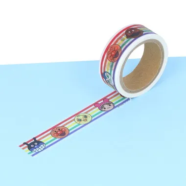 【メーカー取寄】3920010F マスキングテープ１５ｍｍ　それいけ！アンパンマン　ＳＰ　にじ１　　　　