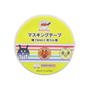 【メーカー取寄】3920010F マスキングテープ１５ｍｍ　それいけ！アンパンマン　ＳＰ　にじ１　　　　