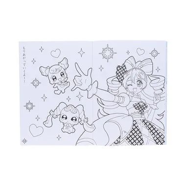 【メーカー取寄】Ｂ５ぬりえ　Ｂ柄　キミとアイドルプリキュア