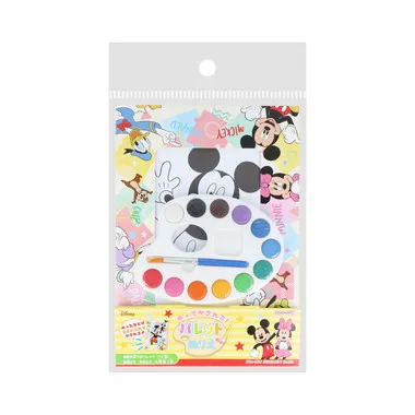 【メーカー取寄】ぬってかざれる！パレットぬりえ　ミッキー＆フレンズ