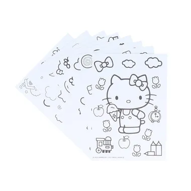 【メーカー取寄】ぬってかざれる！パレットぬりえ　サンリオキャラクターズ