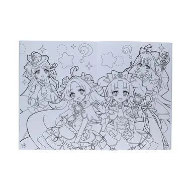 【メーカー取寄】Ｂ５ぬりえ　Ａ柄　名探偵プリキュア！　　　　　　　　　　　　　　　　　