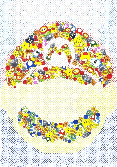 【メーカー取寄】290644001 塗り絵セレクション スーパーマリオ