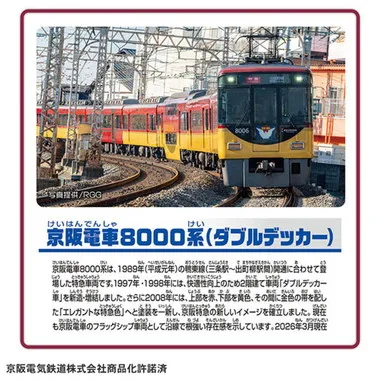 キミの街のヒーローシリーズ　京阪電車８０００系（ダブルデッカー）