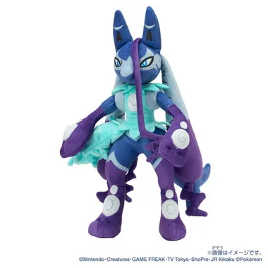 ポケモンぬいぐるみ　ロイの色違いのメガルカリオＺ