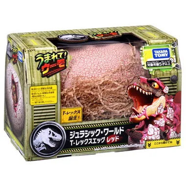 うまれて！ウーモ　ジュラシック・ワールド　T-レックスエッグ　レッド