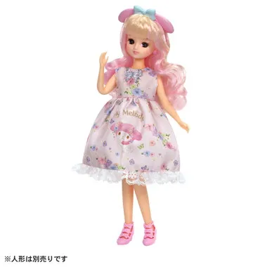 リカちゃん　マイチョイス　サンリオキャラクターズ　ワンピ＆カチューシャ　マイメロディ