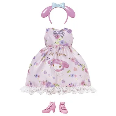 リカちゃん　マイチョイス　サンリオキャラクターズ　ワンピ＆カチューシャ　マイメロディ