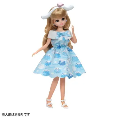 リカちゃん　マイチョイス　サンリオキャラクターズ　ワンピ＆カチューシャ　シナモロール
