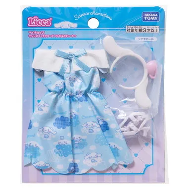 リカちゃん　マイチョイス　サンリオキャラクターズ　ワンピ＆カチューシャ　シナモロール