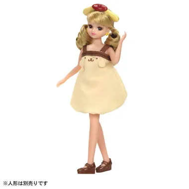 リカちゃん　マイチョイス　サンリオキャラクターズ　ワンピ＆カチューシャ　ポムポムプリン