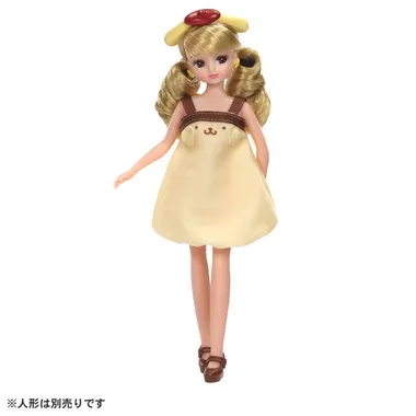 リカちゃん　マイチョイス　サンリオキャラクターズ　ワンピ＆カチューシャ　ポムポムプリン