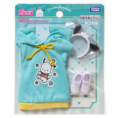 リカちゃん　マイチョイス　サンリオキャラクターズ　ワンピ＆カチューシャ　ポチャッコ