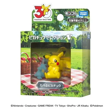 ポケモン30周年記念　モンコレピカチュウセレクション　たべるピカチュウ