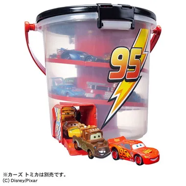 カーズ トミカ　でるでるバケツ　ライトニング・マックィーンver.
