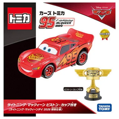 カーズ トミカ　ライトニング・マックィーン ピストン・カップ付き（ライトニング・マックィーンデイ　２０２６特別仕様）