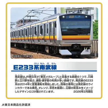 キミの街のヒーローシリーズ　Ｅ２３３系南武線