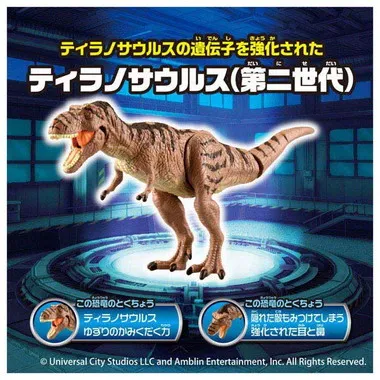 アニア　ジュラシック・ワールド　アライブ　モータムティラノVSティラノサウルス（第二世代）　セット