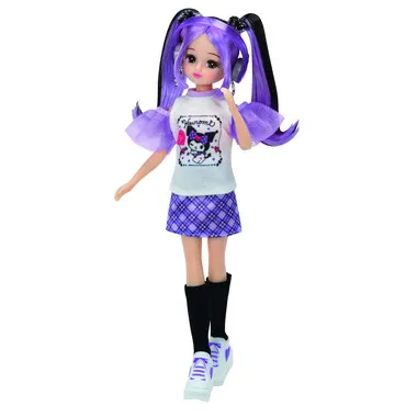 クールなクロミ リカちゃん DX　カジュアル＆パープルワンピセット