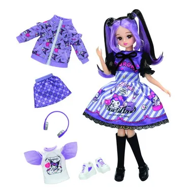 クールなクロミ リカちゃん DX　カジュアル＆パープルワンピセット