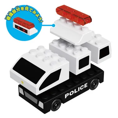 トミカ・プラレールブロック　パトロールセット