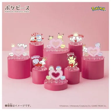 ポケモン　ポケピース　ちょこんとつながるアクリルスタンド　～Mellow Heart～