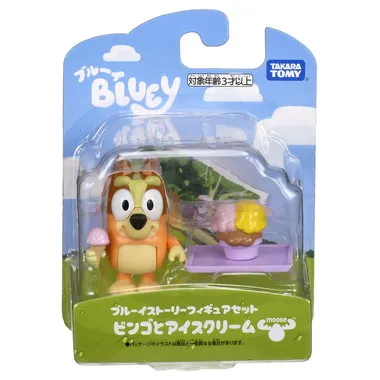 ブルーイ　ブルーイストーリーフィギュアセット　ビンゴとアイスクリーム