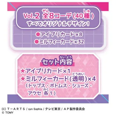 ひみつのアイプリミルフィーカードR　vol.2