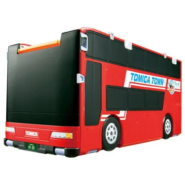 トミカビークルタウン　ビッグに変形 ２階だてバスロータリー（トミカ付き）