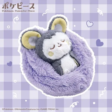 ポケモン　ポケピース　すやすやフルーツぬいぐるみ　エモンガ