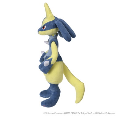 ポケモンぬいぐるみ　黄色いルカリオ