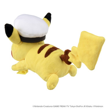 ポケモンぬいぐるみ　かたのりキャプテンピカチュウ