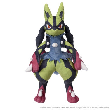 ポケモンぬいぐるみ　黄色いメガルカリオ