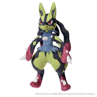 ポケモンぬいぐるみ　黄色いメガルカリオ