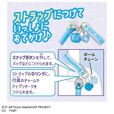 おねがいアイプリ チャームコスメセット プリズムブルー