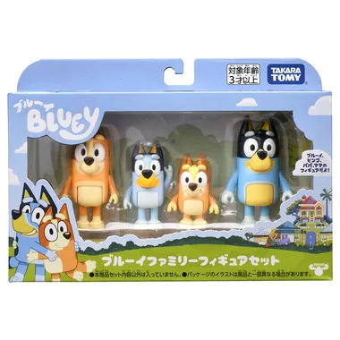 ブルーイ　ブルーイファミリーフィギュアセット