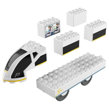 トミカ・プラレールブロック　ホワイトストリーム