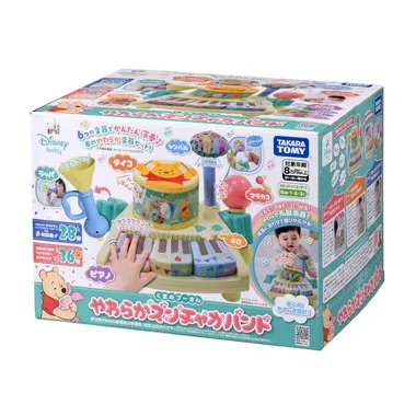 【別倉庫より取り寄せ商品】やわらかズンチャカバンド くまのプーさん