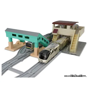橋上駅舎と跨線橋キット