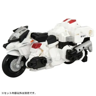 トミカ ジョブレイバー デカライドアーマー白バイ 警察犬ワンワンマル